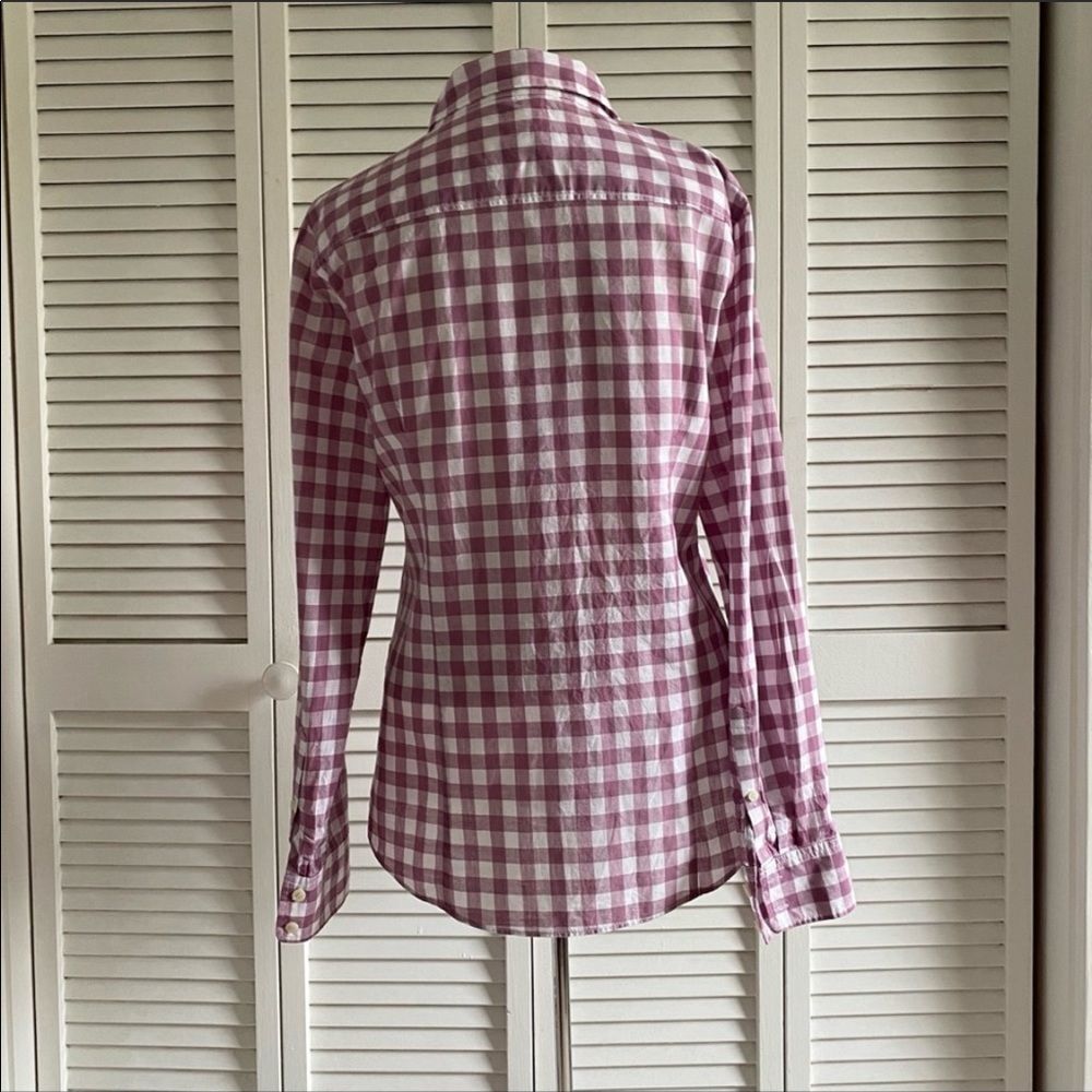 J Crew | The Perfect Shirt w/ Gingham Print - Picture 3 of 7